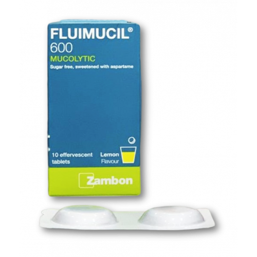 فلوميوسيل 600 مجم 10 أقراص فواره