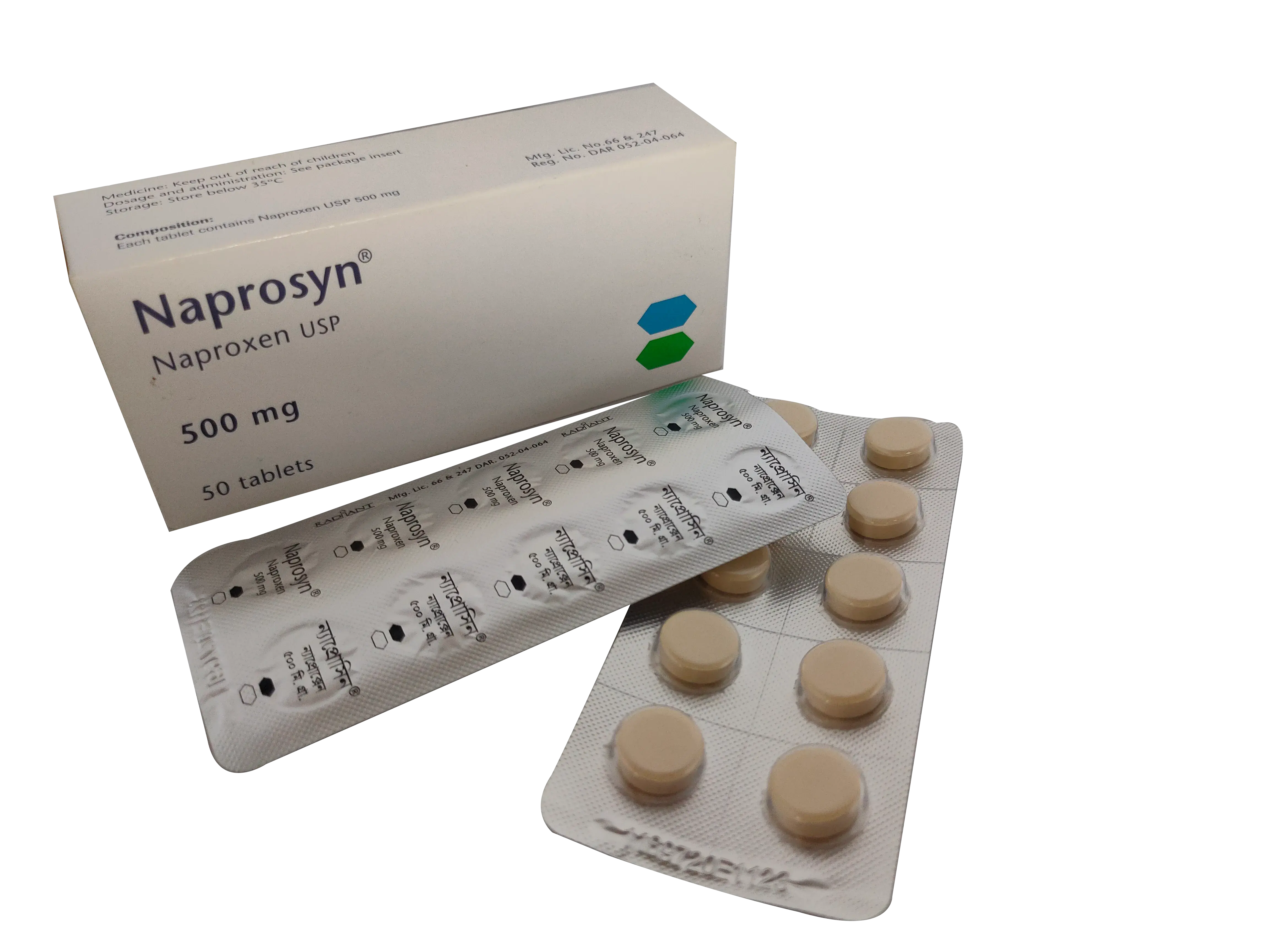 NAPROSYN 500 MG 5 SUPP