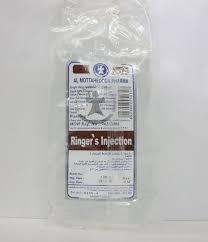 RINGER SOLUTION INJECTION 500 ML.