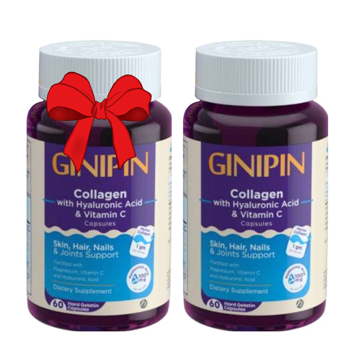 عرض جينيبين كولاجين 60 كبسولة 1+1