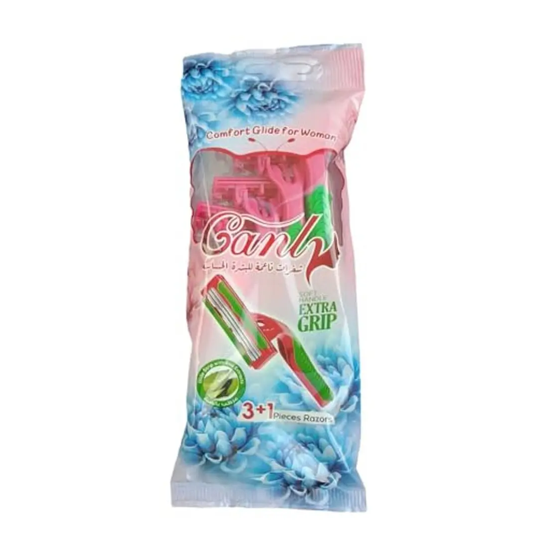 كانلي شفرات حلاقة حريمي 3+1