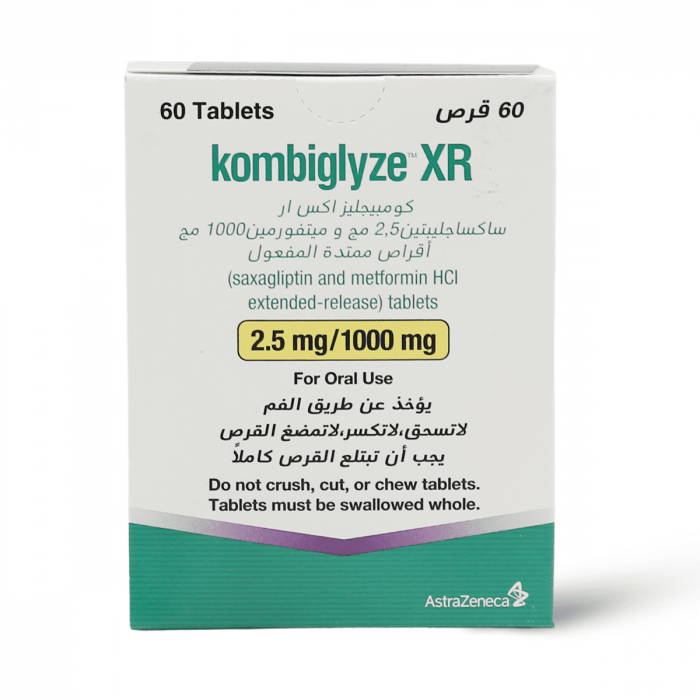 كومبيجليزا اكس آر 2.5/1000مجم 60 قرص