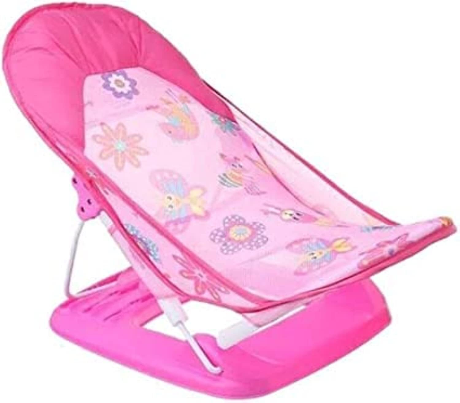 كرسى الاستحمام قابل للطى من اى بيبى - لون روز