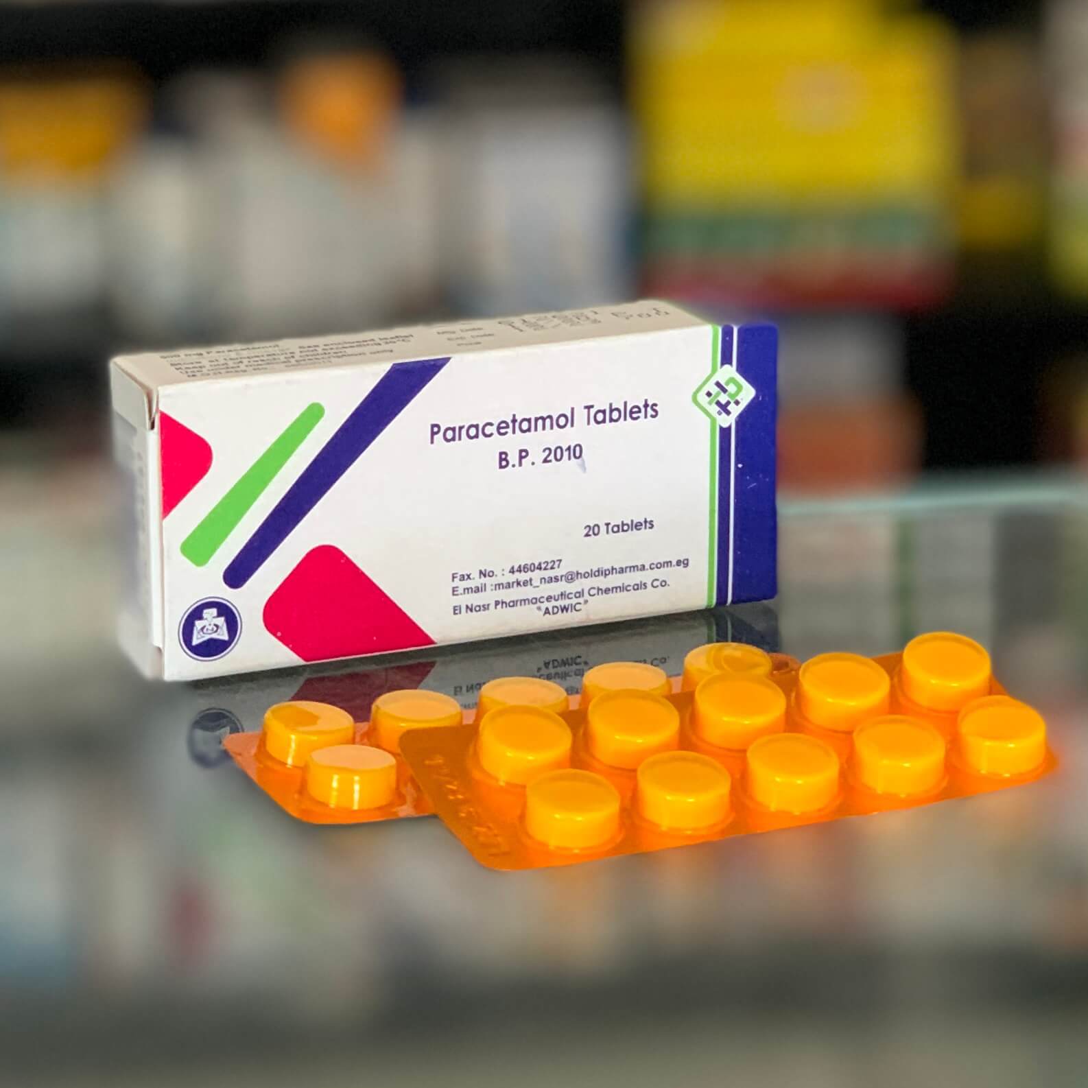 باراسيتامول 500 مجم 20 قرص