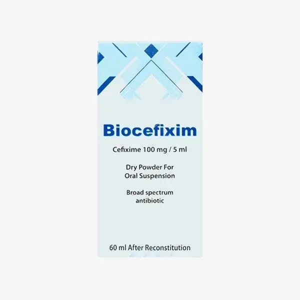 بايوسيفيكسيم 100مجم/5مل شراب معلق 60 مل