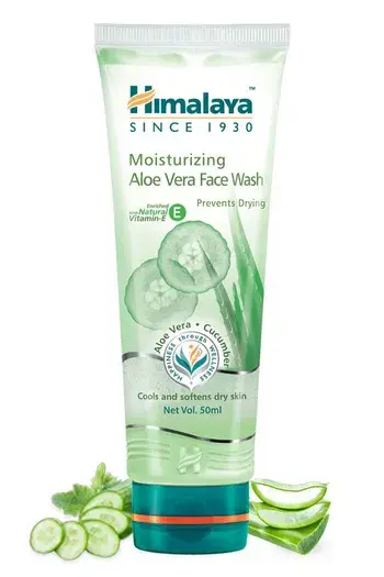 himalaya aloe vera face wash 50ml