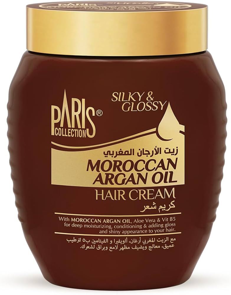 كريم الشعر بزيت الأرغان المغربي من باريس كوليكشن 475 مل
