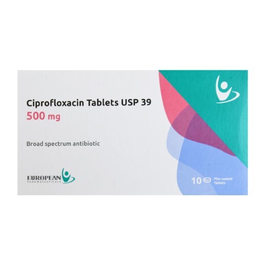 سيبروفلوكساسين 500 مجم 10 اقراص