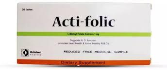 اكتي فوليك 1جم 30 قرص