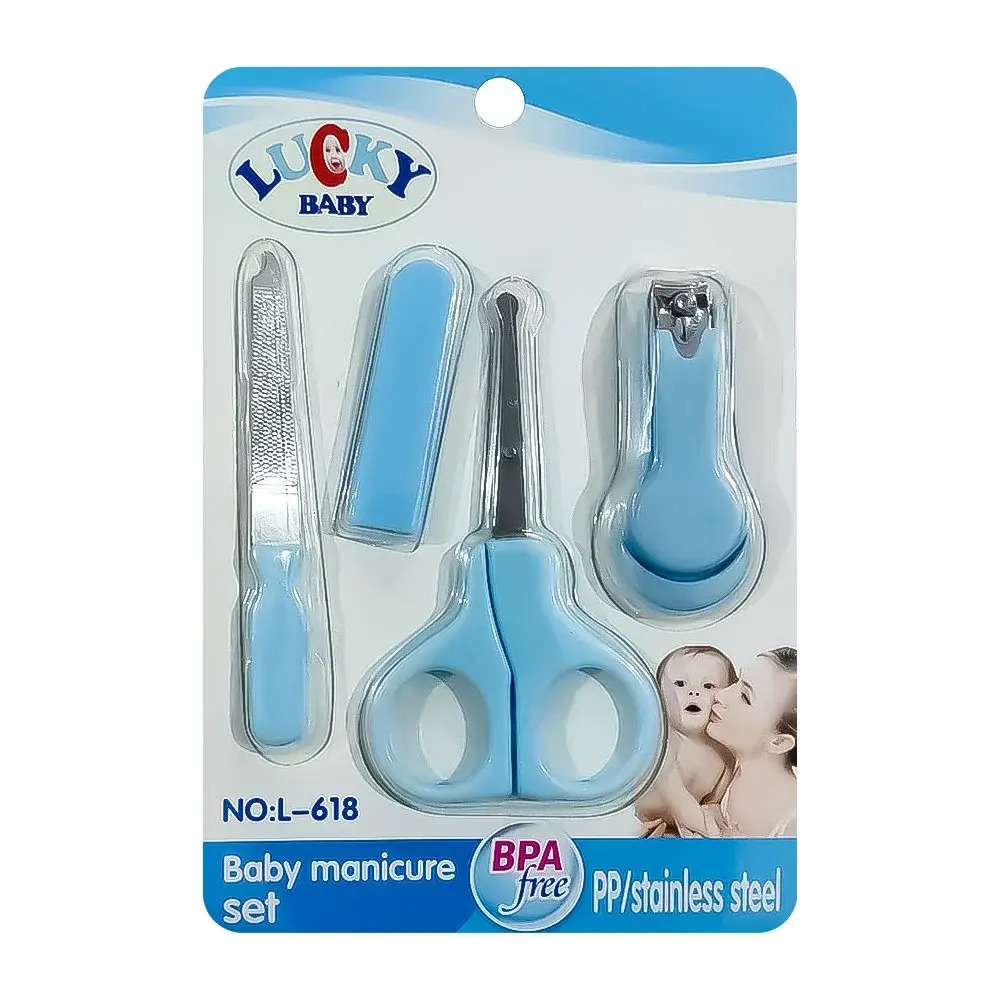 مقص أظافر لاكي بيبي + قصافه + مبرد أظافر