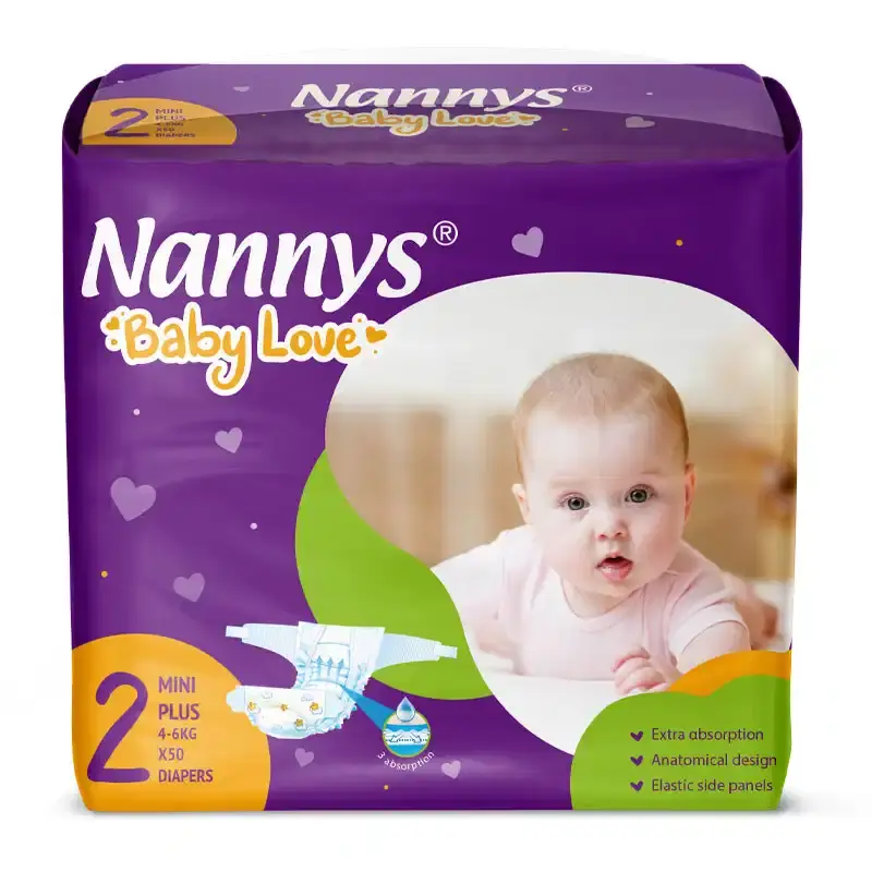 نانيز حفاضات ميني بلاس 4-6 مقاس (1) - 25 حفاضه