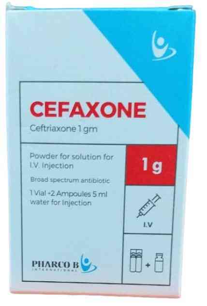 سيفاكسون 1 جم فيال وريد