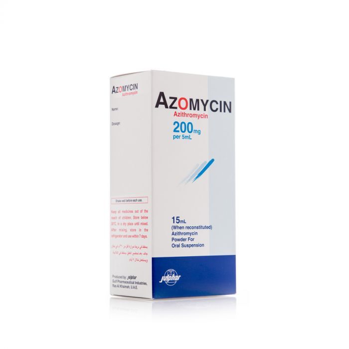 Azomycin Azomycin 200 mg/5 ML Susp. 15 ML - Order Now | Vezeeta Pharmacy