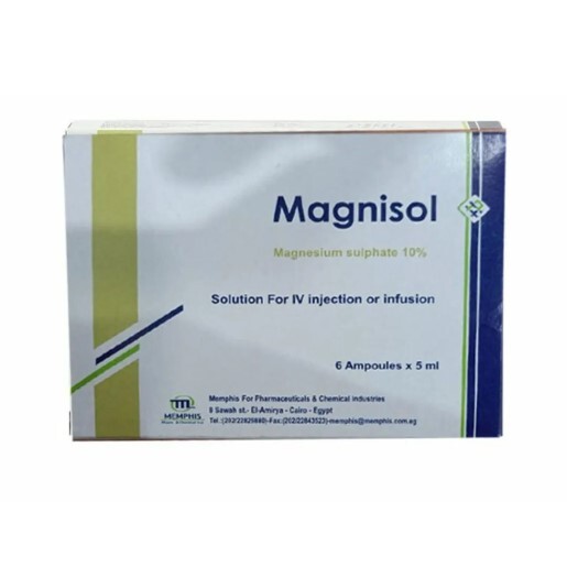 ماجنيزول 10% 6 امبولات