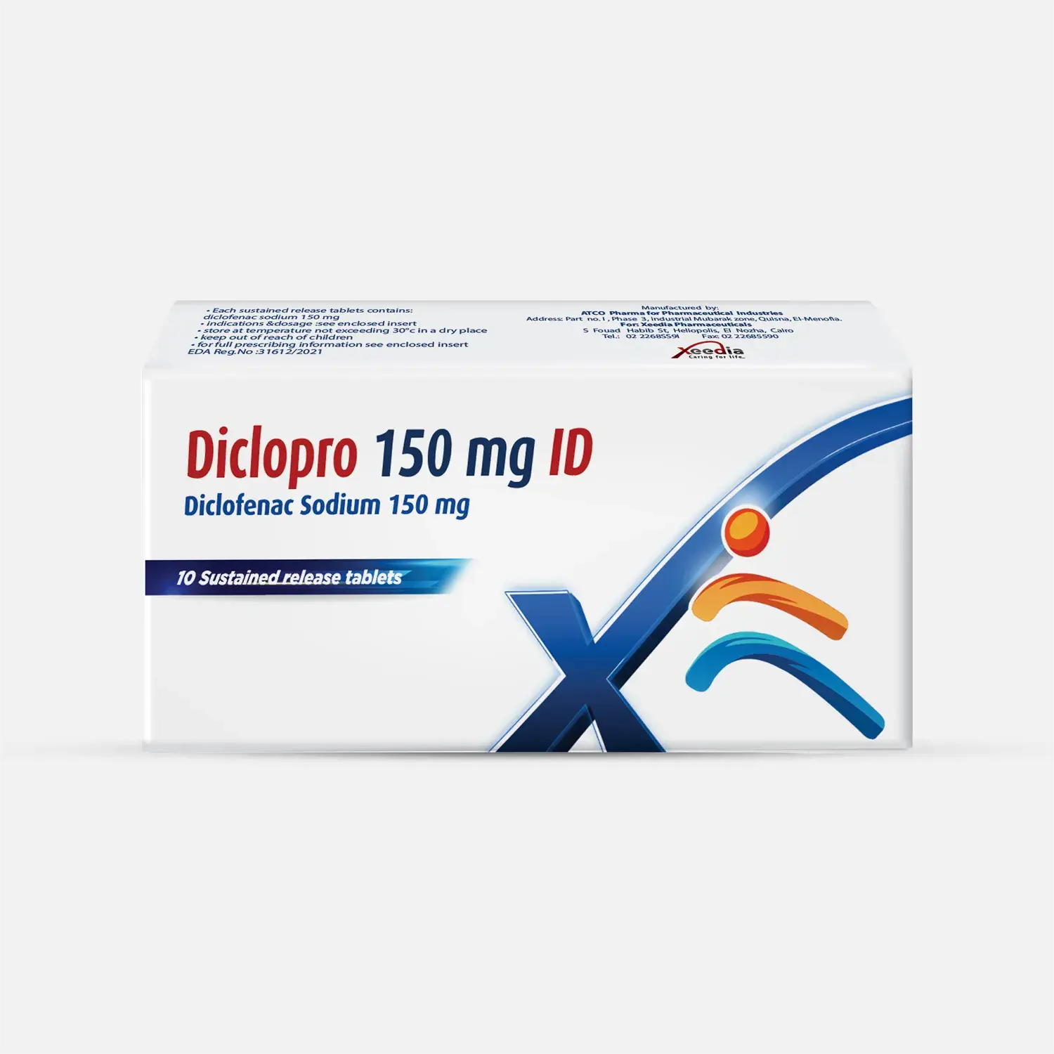 ديكلوبرو 150 مجم اي دي 20 قرص