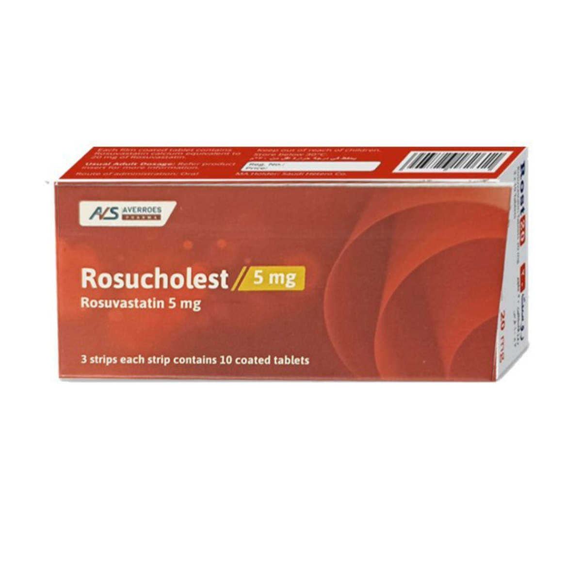 ROSUCHOLEST 5 MG 30 TAP