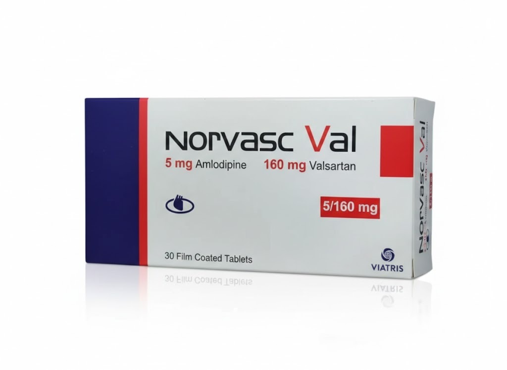 نورفاسك فال 5/160 مجم - 30 قرصًا