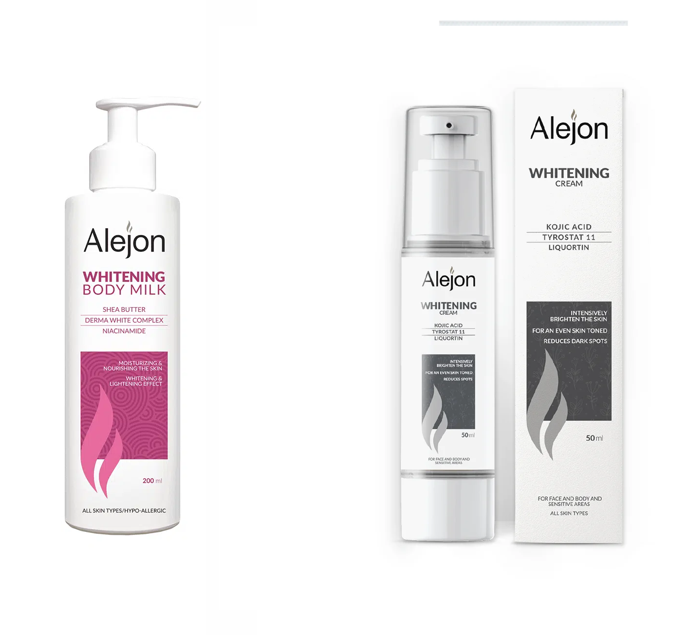 اليجون كريم تفتيح 50 مل + بودي ميلك 200 مل