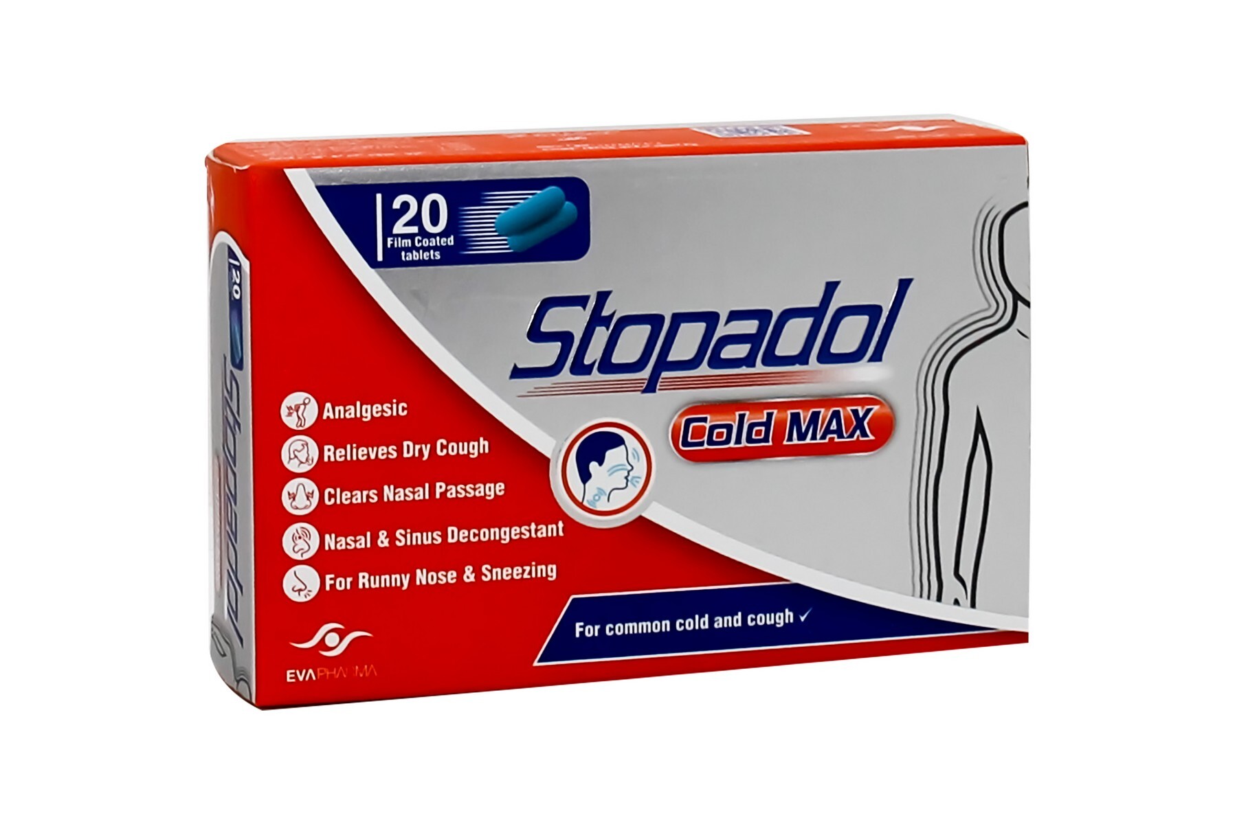ستوبادول كولد ماكس 20 قرص