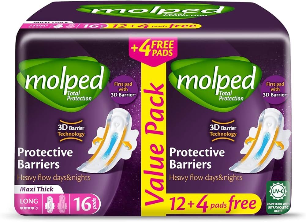 مولبد حماية كاملة طويلة 16 فوط 2 عبوة