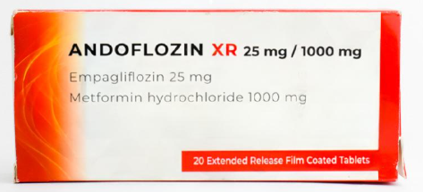أندوفلوزين 25/1000 مجم 20 قرص مغلف ممتد المفعول