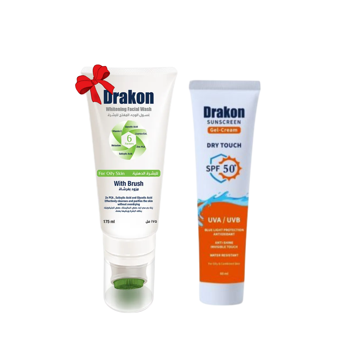 دراكون صن سكرين 50 مل + غسول للبشرة الدهنية 175 مل