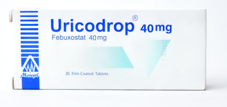 يوريكودروب 40 مجم 20 قرص