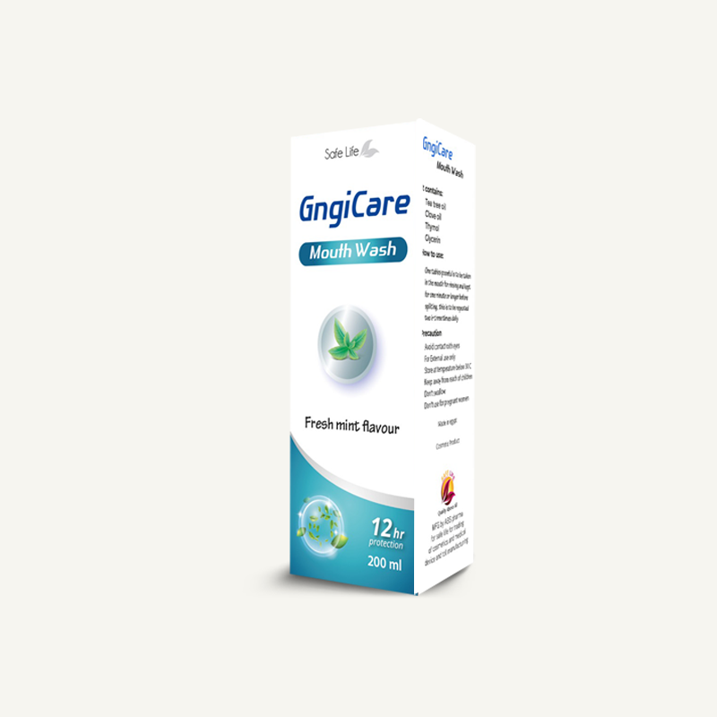 جنجي كير غسول الفم بنكهة النعناع 200 مل