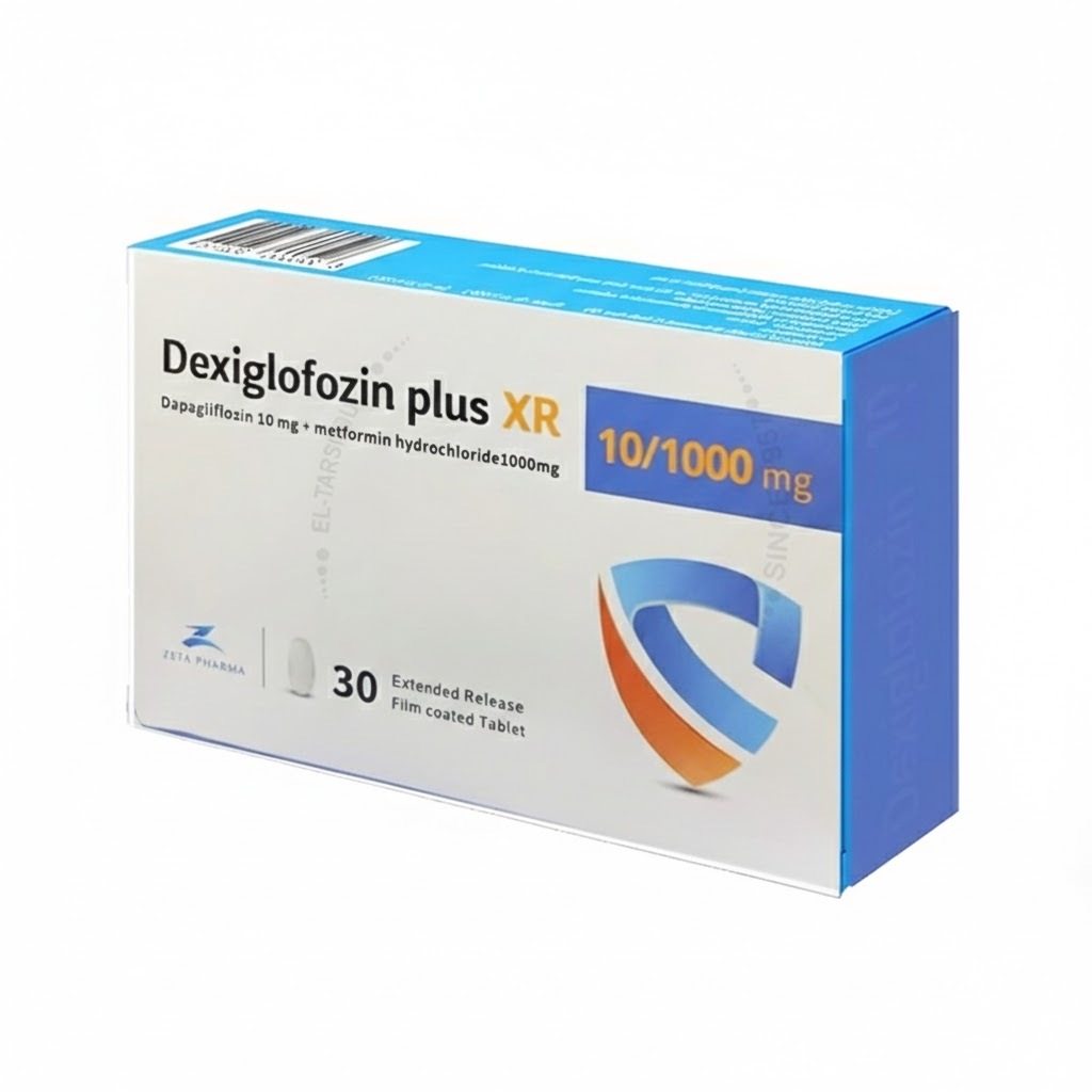 ديكسيجلوفوزين بلس 10/1000 مجم 30 قرص ملبس. أقراص